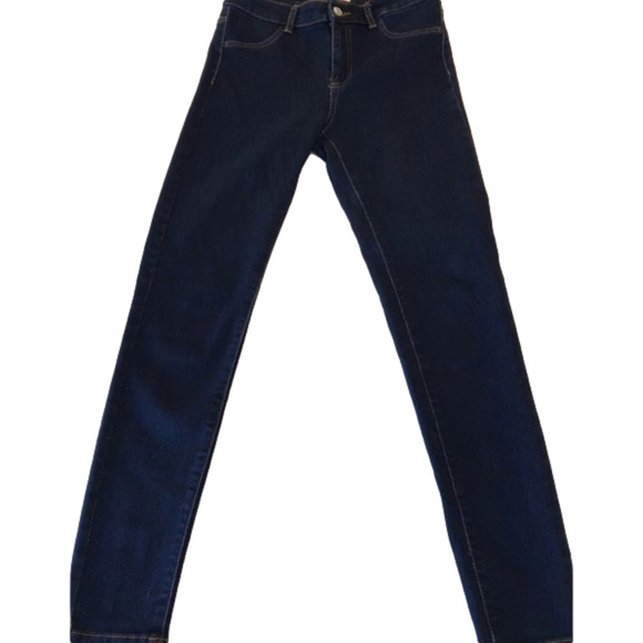 Mango Jane Straight Leg Skinny Dark Wash Jeans size 4 - Picture 2 of 13